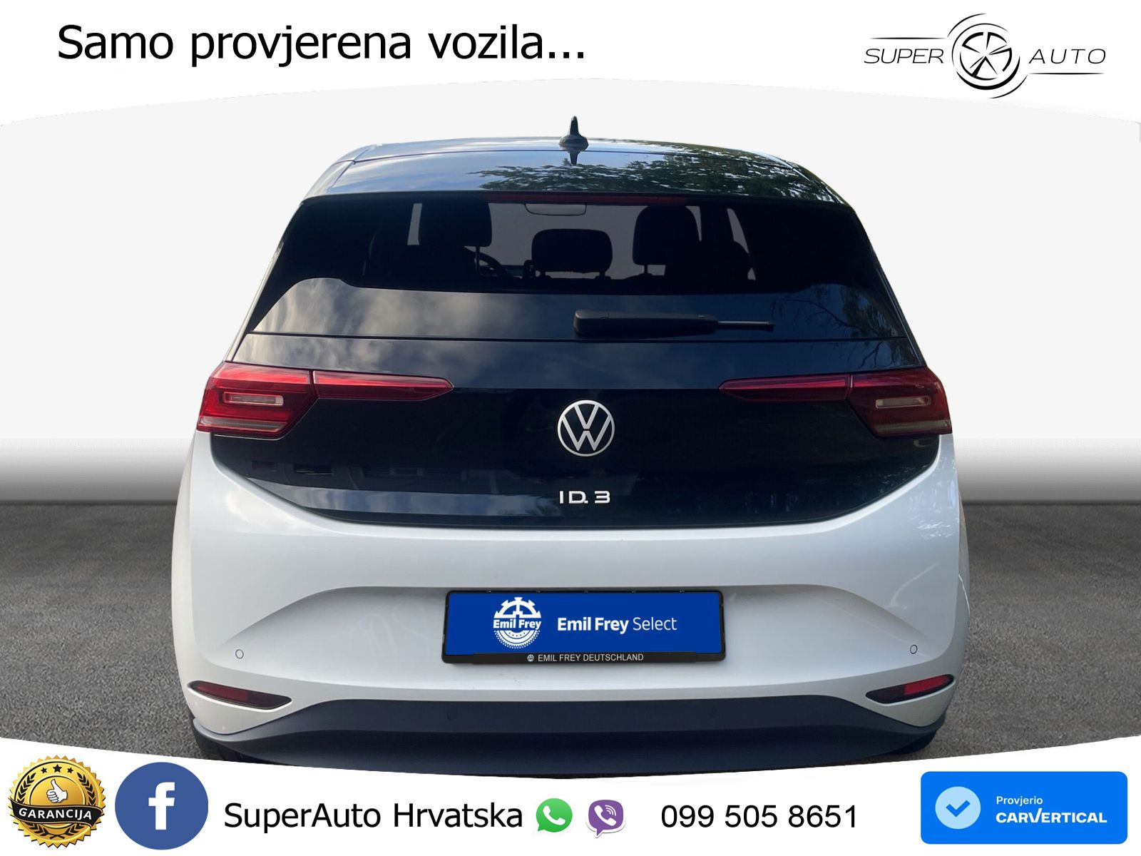 Volkswagen ID.3 Pro Performance 62 kWh (204 KS) LED+GR SJED+ACC