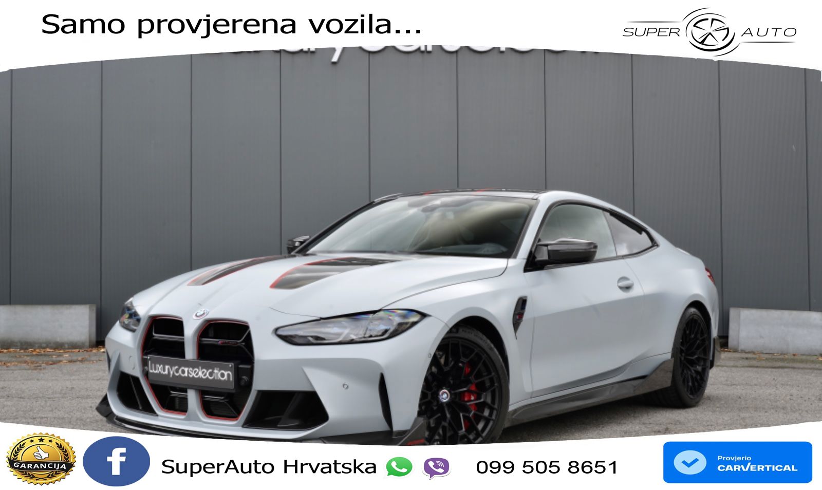 BMW M4 CS 3.0 (550 KS) Steptronic LED+GR SJED+ACC