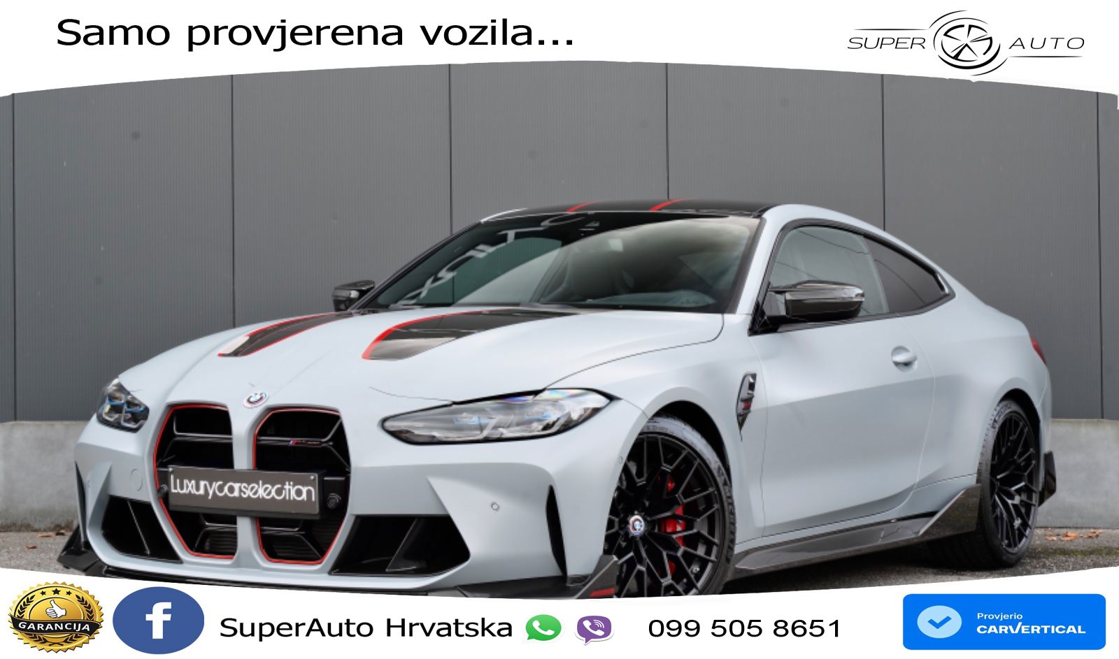 BMW M4 CS 3.0 (550 KS) Steptronic LED+GR SJED+ACC