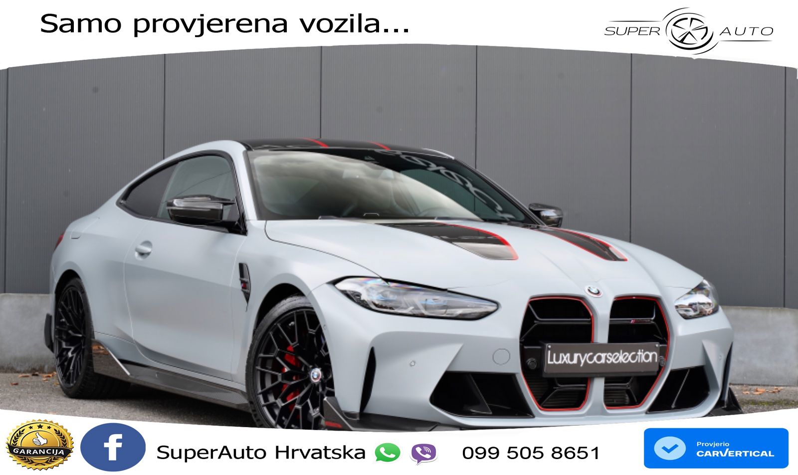 BMW M4 CS 3.0 (550 KS) Steptronic LED+GR SJED+ACC