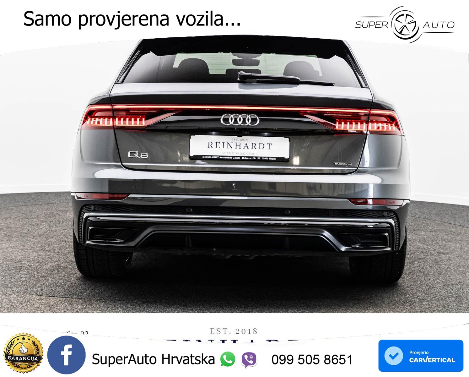 Audi Q8 55 TFSIe V6 (381 KS) quattro tiptronic