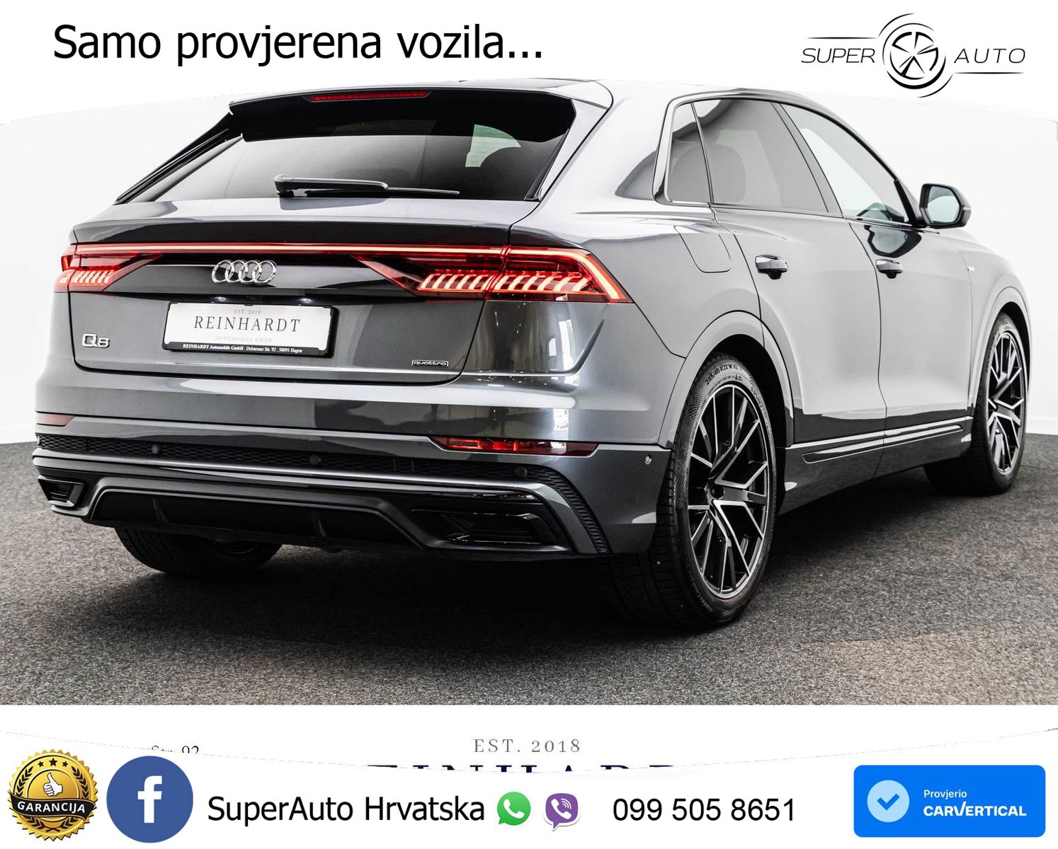Audi Q8 55 TFSIe V6 (381 KS) quattro tiptronic