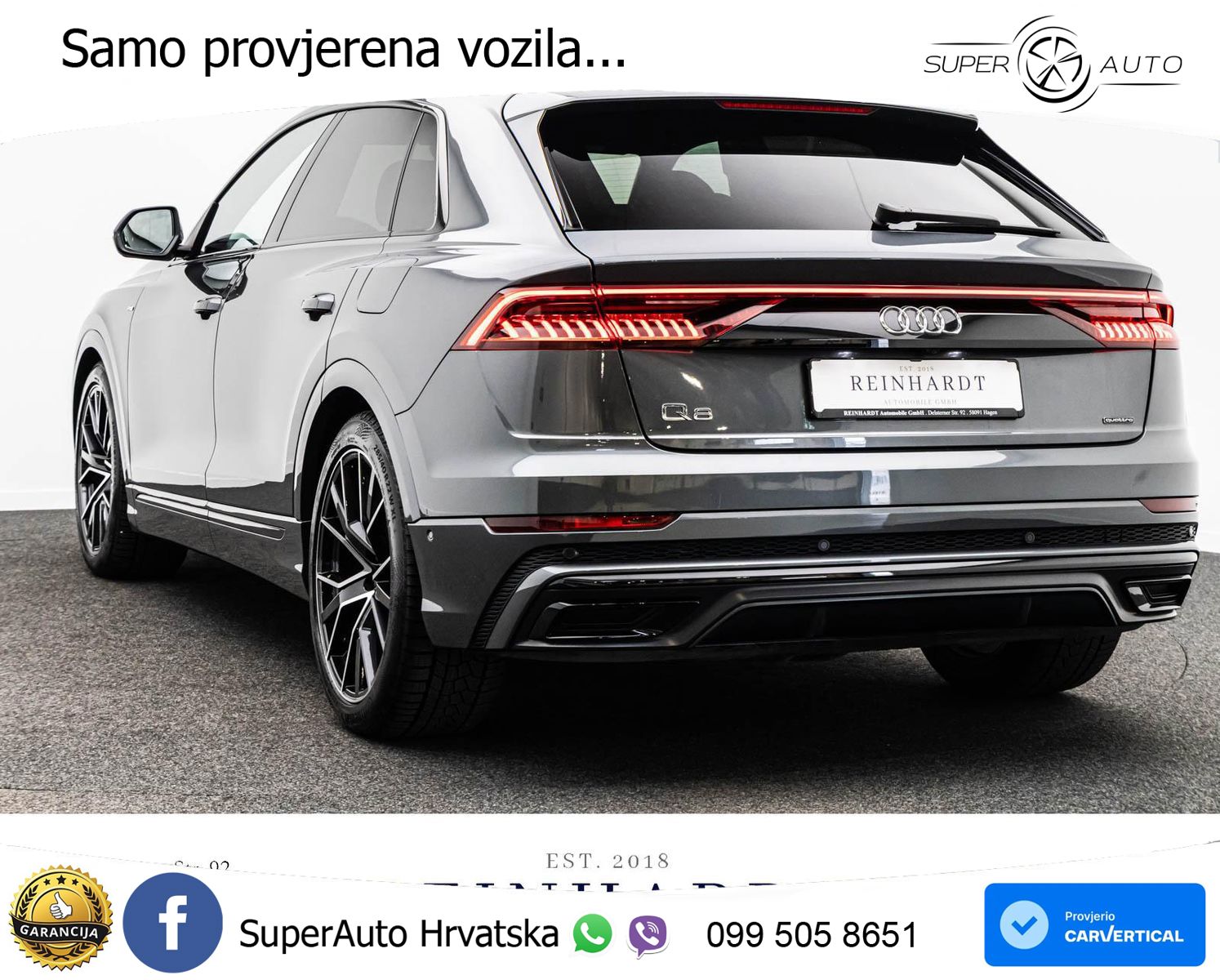 Audi Q8 55 TFSIe V6 (381 KS) quattro tiptronic