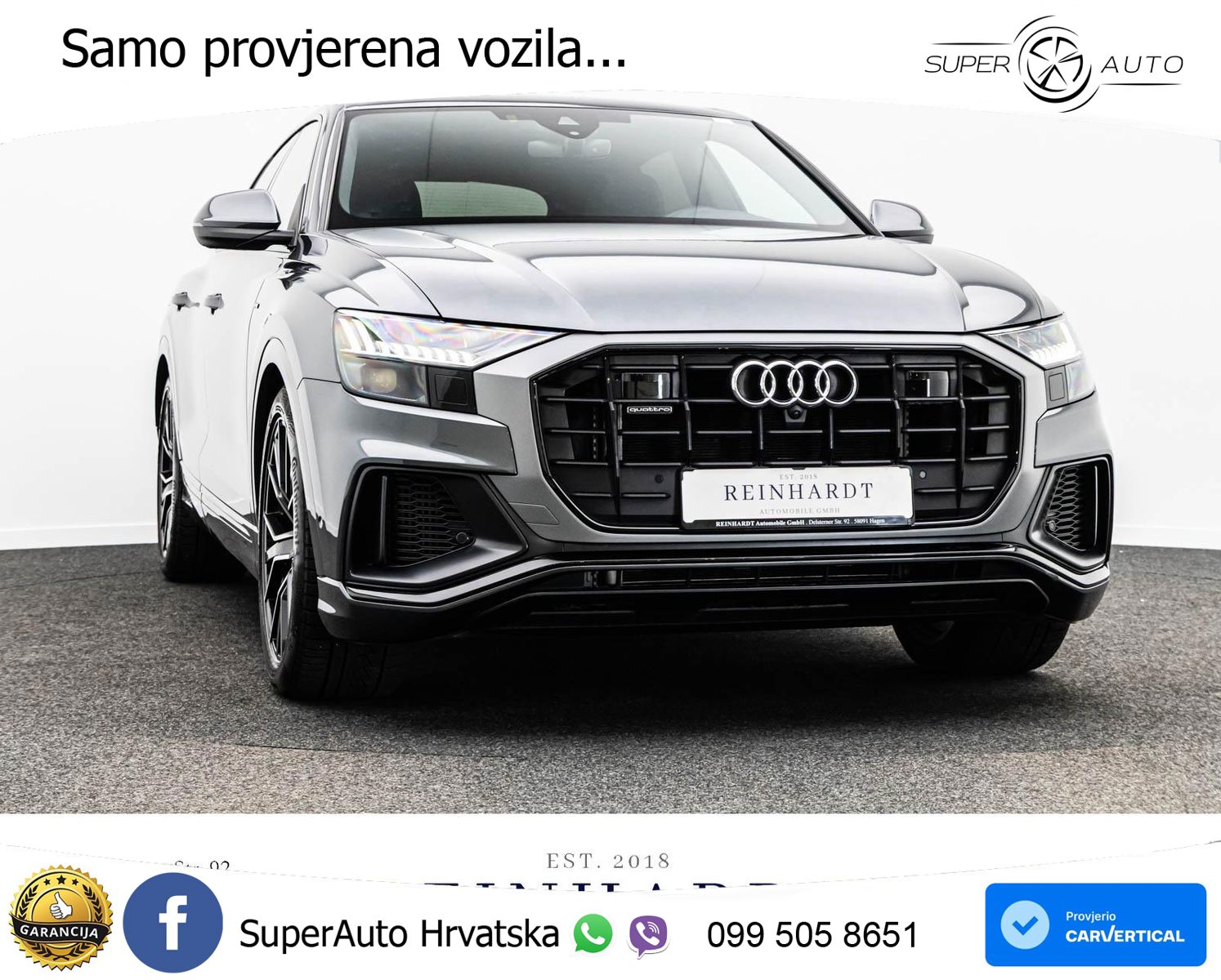 Audi Q8 55 TFSIe V6 (381 KS) quattro tiptronic