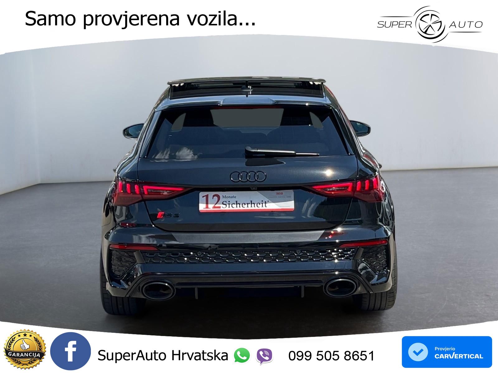Audi RS3 Sedan 2.5 TFSI (400 KS) quattro S tronic LED+GR SJED+ACC