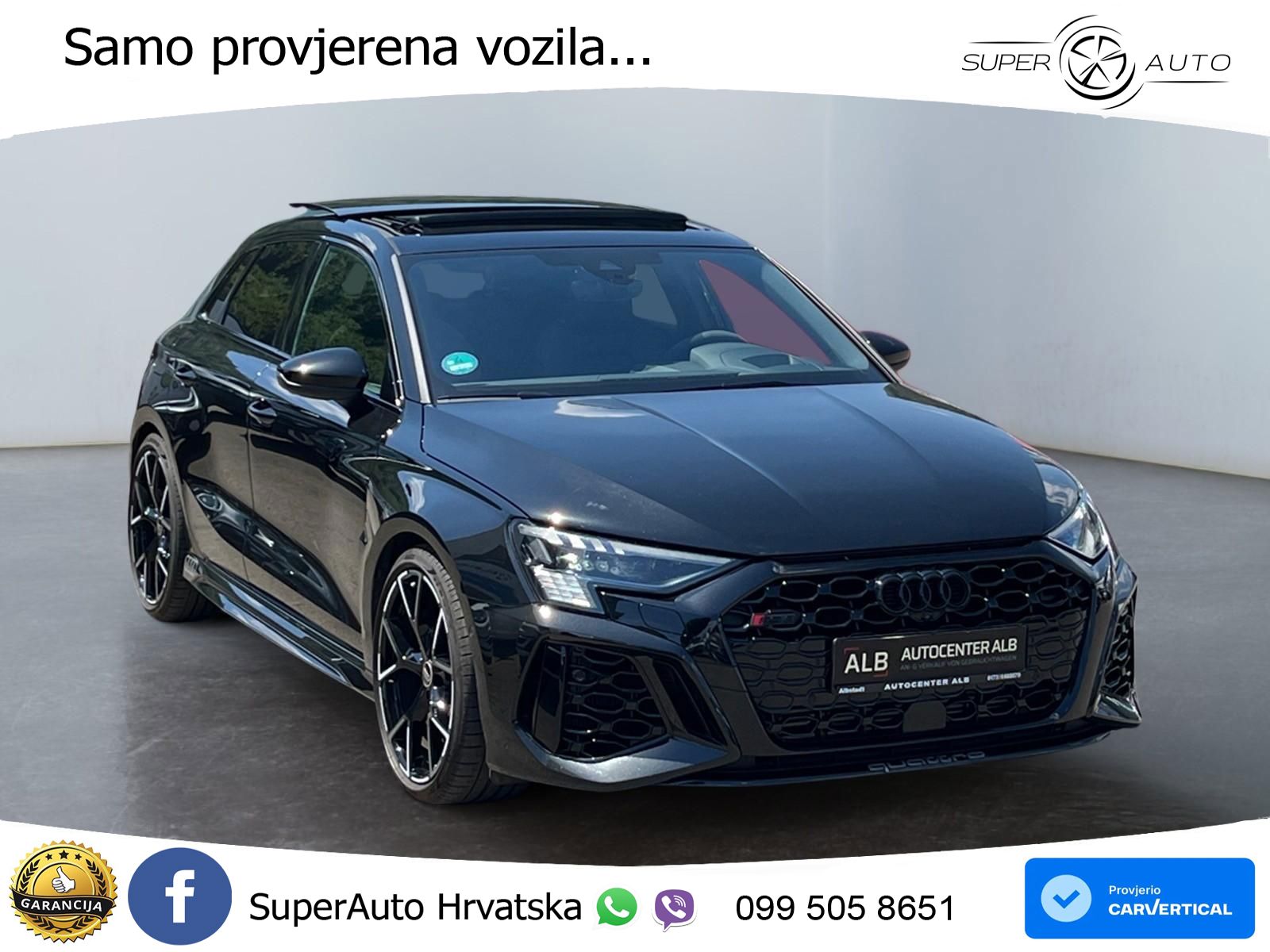 Audi RS3 Sedan 2.5 TFSI (400 KS) quattro S tronic LED+GR SJED+ACC