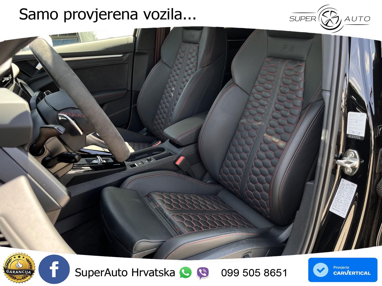 Audi RS3 Sedan 2.5 TFSI (400 KS) quattro S tronic LED+GR SJED+ACC