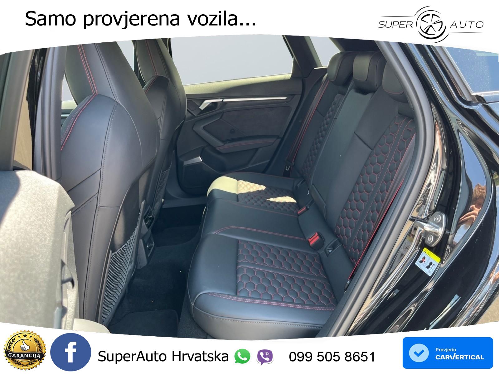 Audi RS3 Sedan 2.5 TFSI (400 KS) quattro S tronic LED+GR SJED+ACC