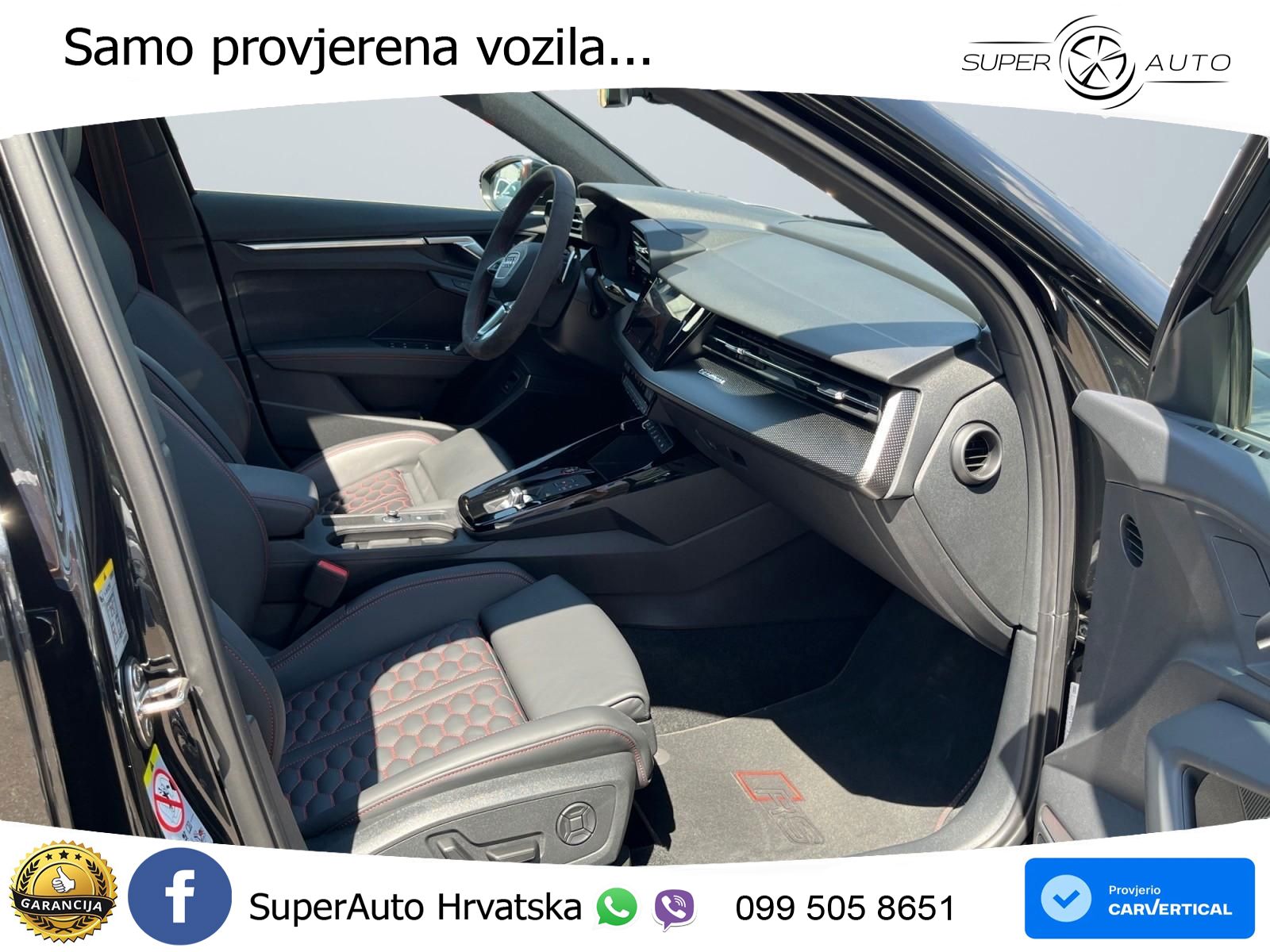 Audi RS3 Sedan 2.5 TFSI (400 KS) quattro S tronic LED+GR SJED+ACC