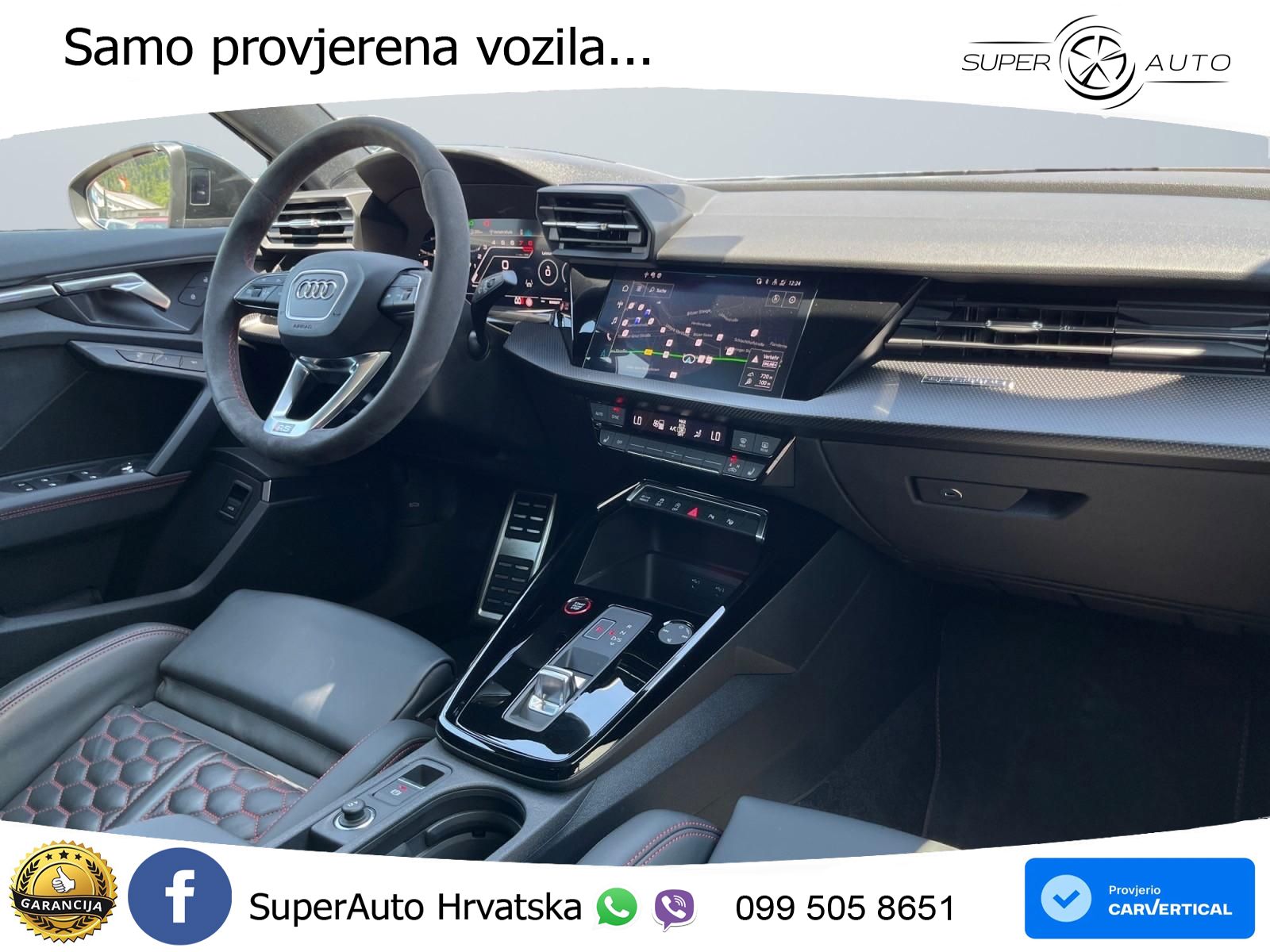 Audi RS3 Sedan 2.5 TFSI (400 KS) quattro S tronic LED+GR SJED+ACC