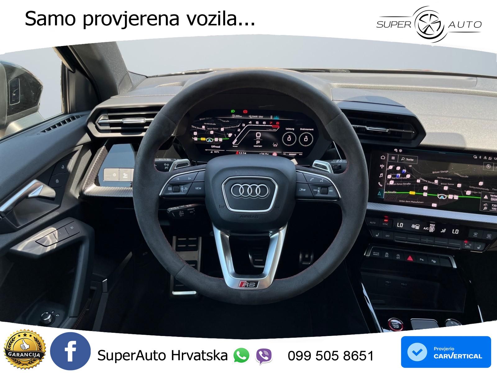 Audi RS3 Sedan 2.5 TFSI (400 KS) quattro S tronic LED+GR SJED+ACC