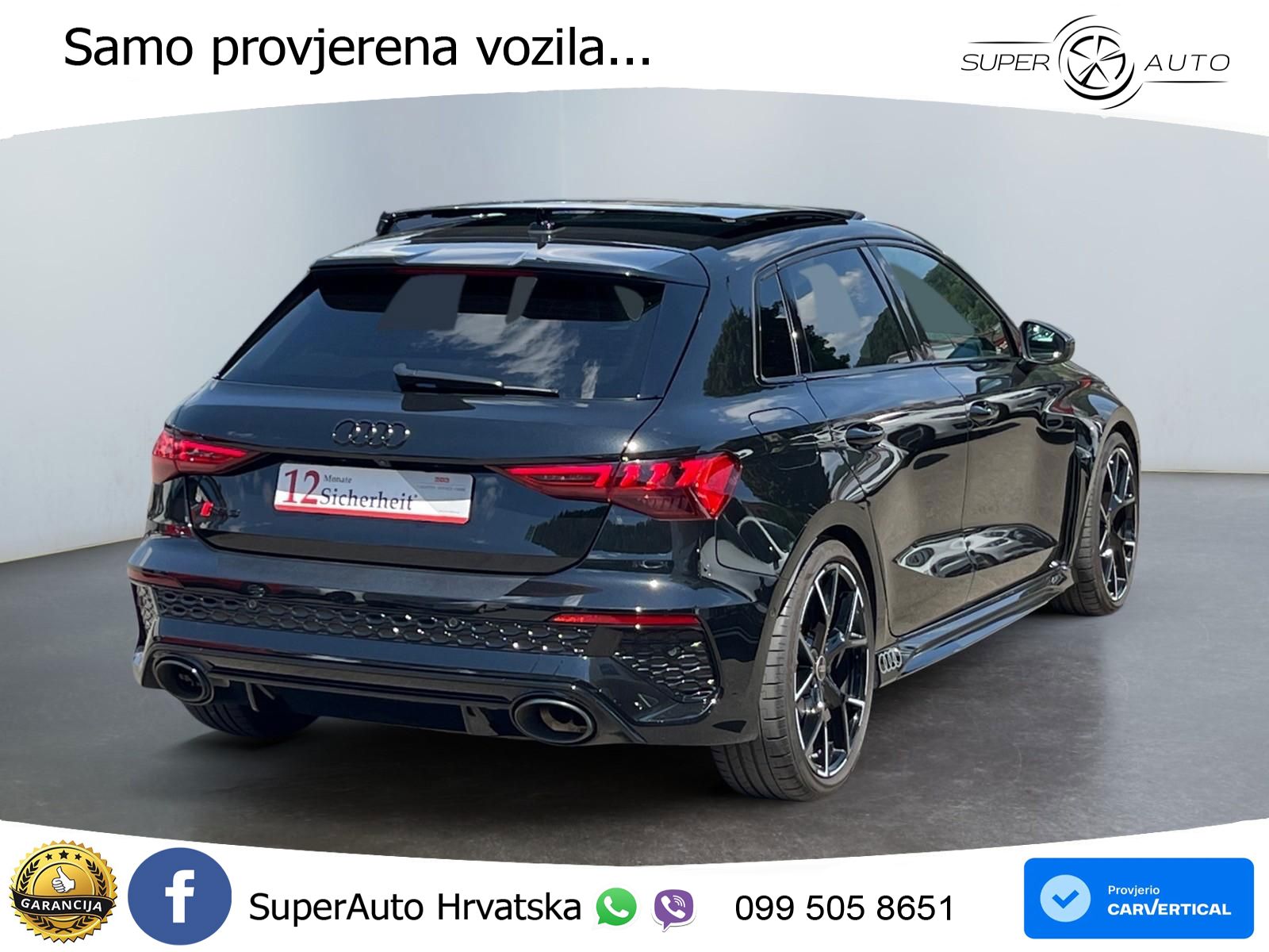 Audi RS3 Sedan 2.5 TFSI (400 KS) quattro S tronic LED+GR SJED+ACC