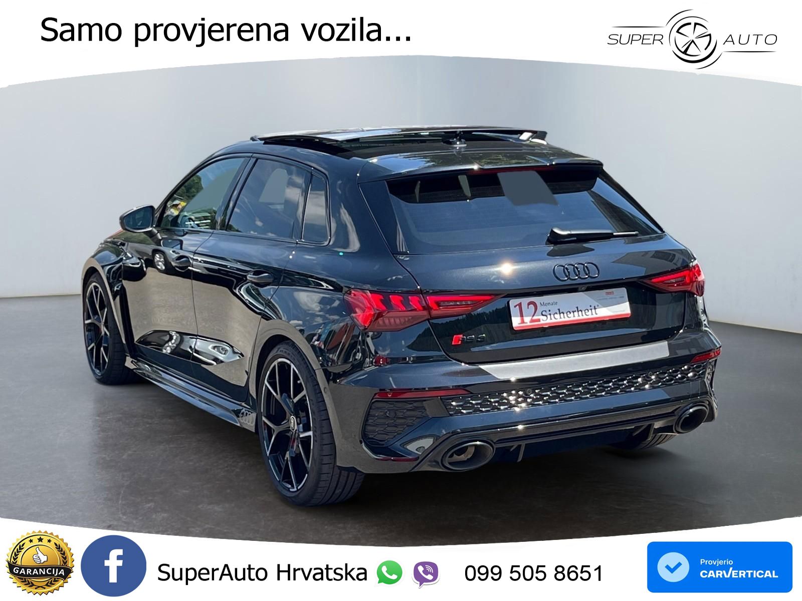 Audi RS3 Sedan 2.5 TFSI (400 KS) quattro S tronic LED+GR SJED+ACC