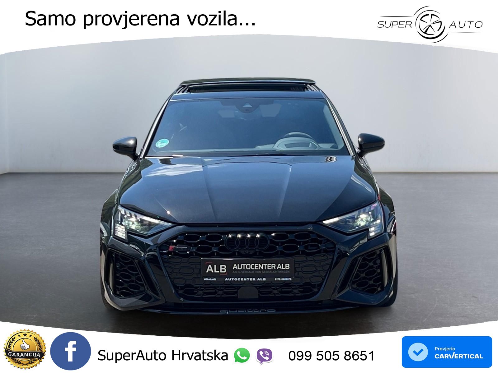 Audi RS3 Sedan 2.5 TFSI (400 KS) quattro S tronic LED+GR SJED+ACC