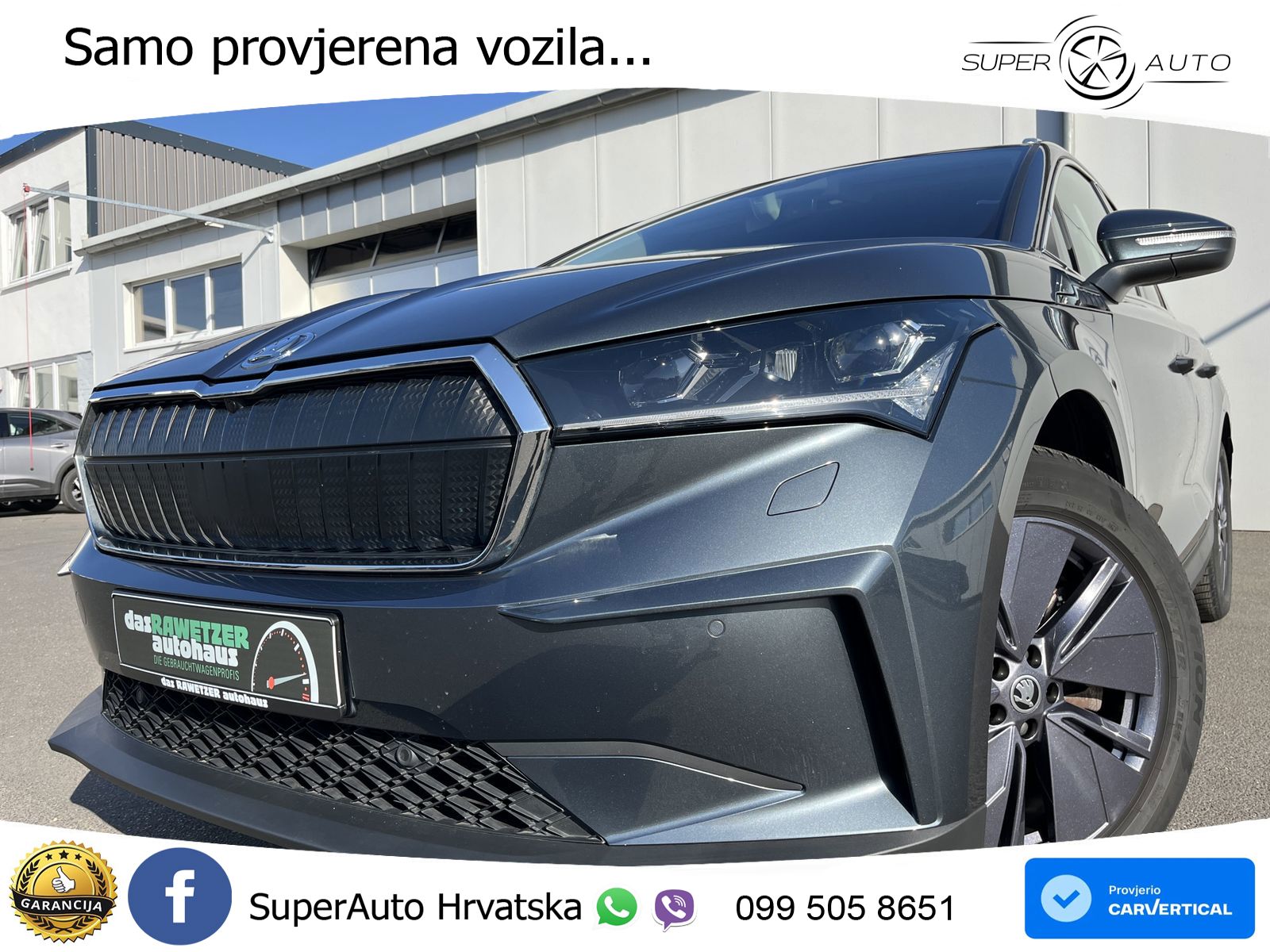 Škoda Enyaq iV 80 82 kWh (204 KS) LED+GR SJED+ACC