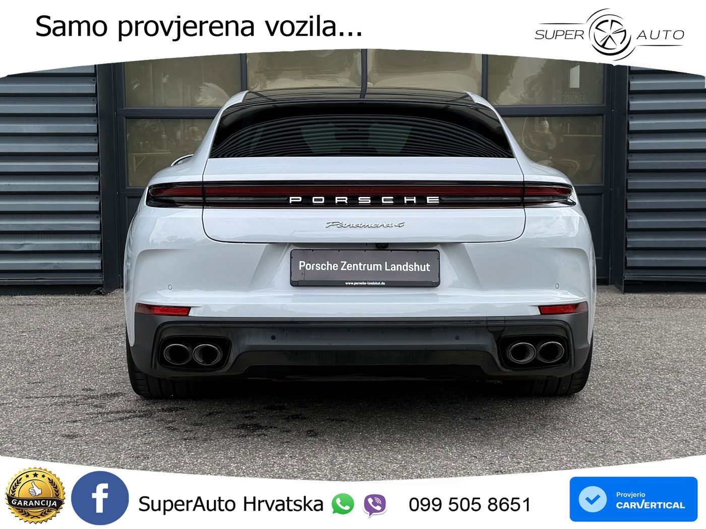 Porsche Panamera 4 2.9 V6 (470 KS) E-Hybrid PDK ACC+HEAD+4xGR SJED+360+PANO