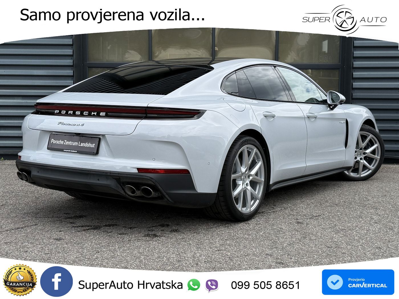Porsche Panamera 4 2.9 V6 (470 KS) E-Hybrid PDK ACC+HEAD+4xGR SJED+360+PANO