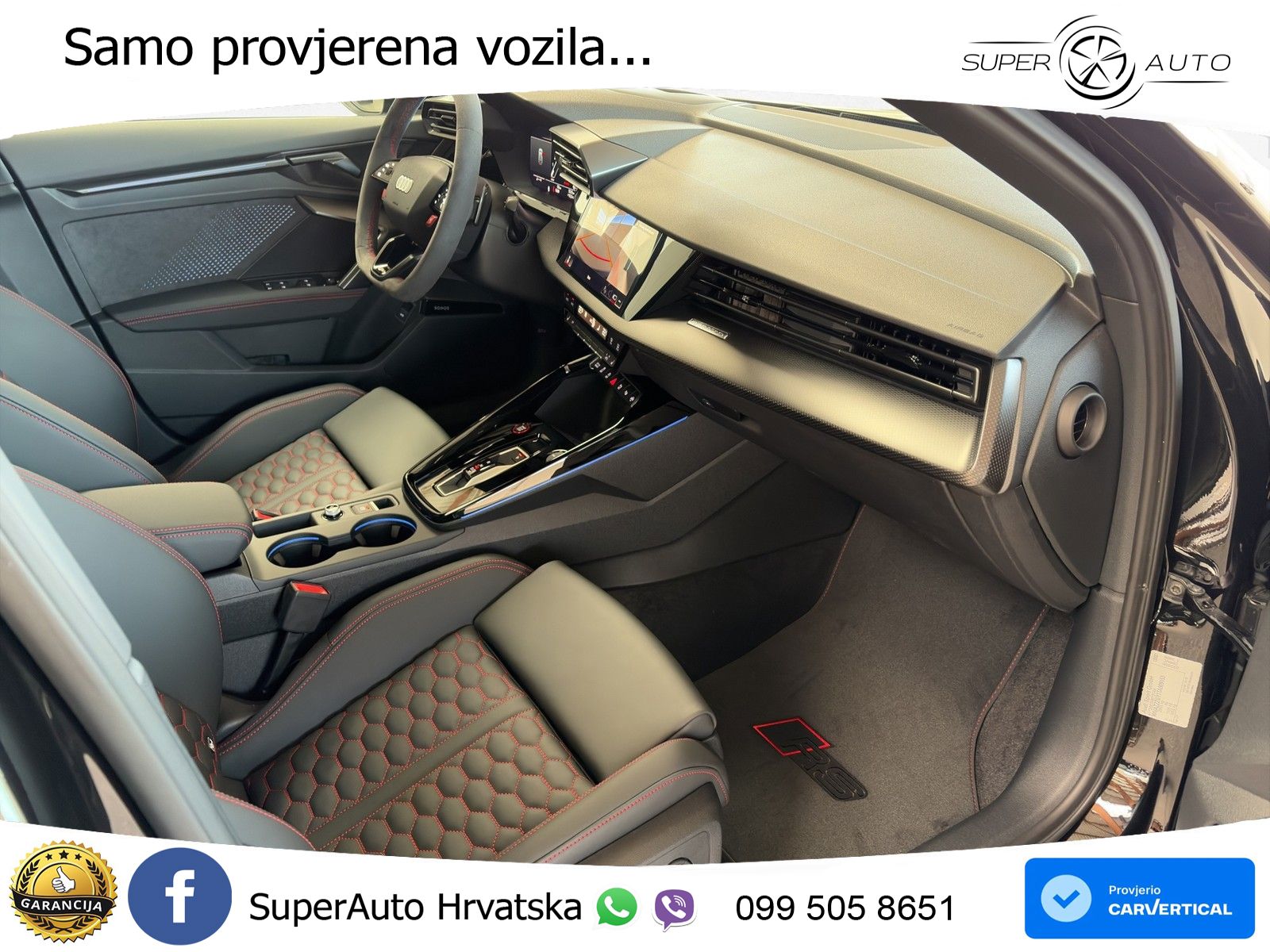 Audi RS3 Sedan 2.5 TFSI (400 KS) quattro S tronic LED+GR SJED+ACC