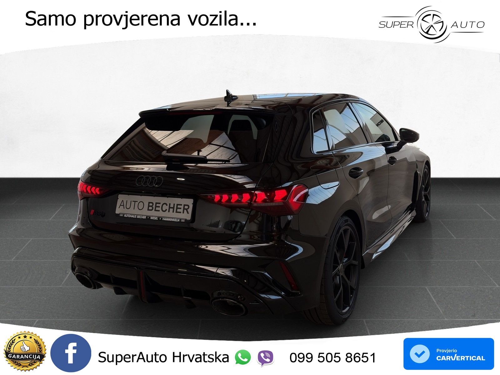 Audi RS3 Sedan 2.5 TFSI (400 KS) quattro S tronic LED+GR SJED+ACC