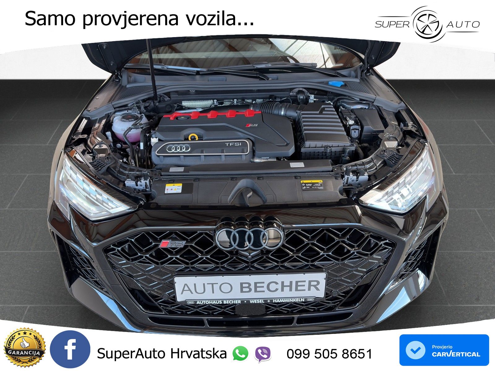 Audi RS3 Sedan 2.5 TFSI (400 KS) quattro S tronic LED+GR SJED+ACC