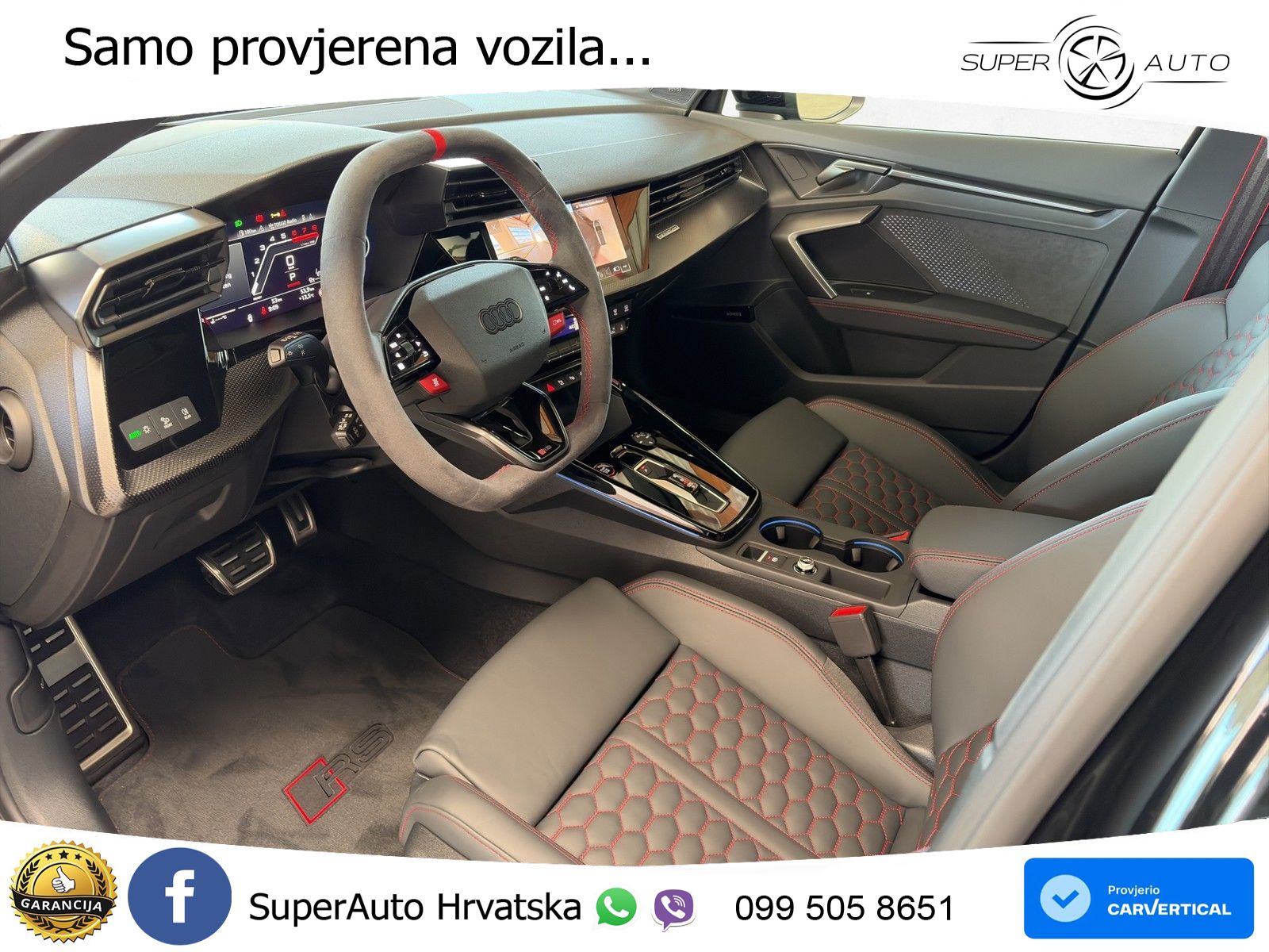Audi RS3 Sedan 2.5 TFSI (400 KS) quattro S tronic LED+GR SJED+ACC