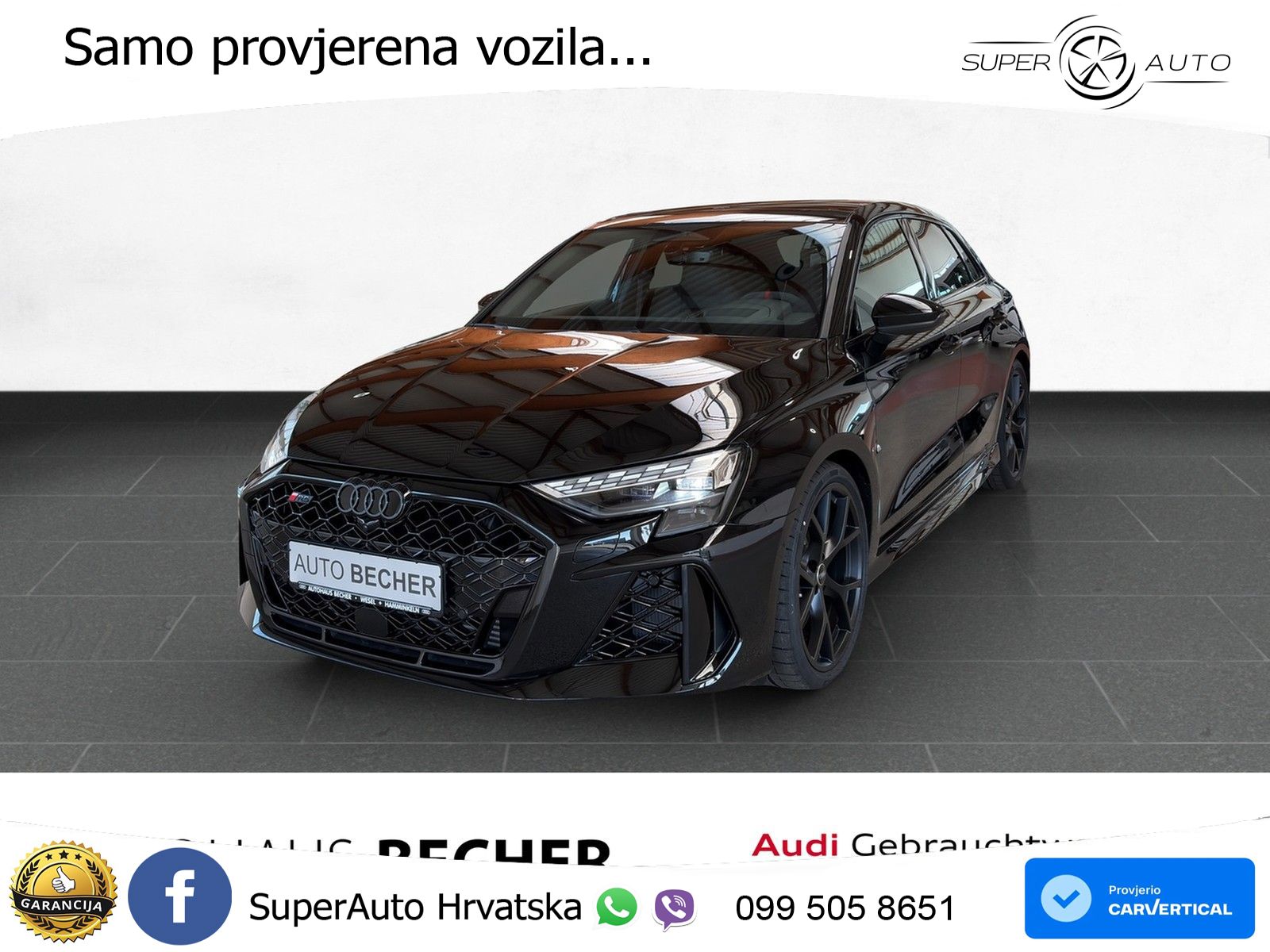 Audi RS3 Sedan 2.5 TFSI (400 KS) quattro S tronic LED+GR SJED+ACC