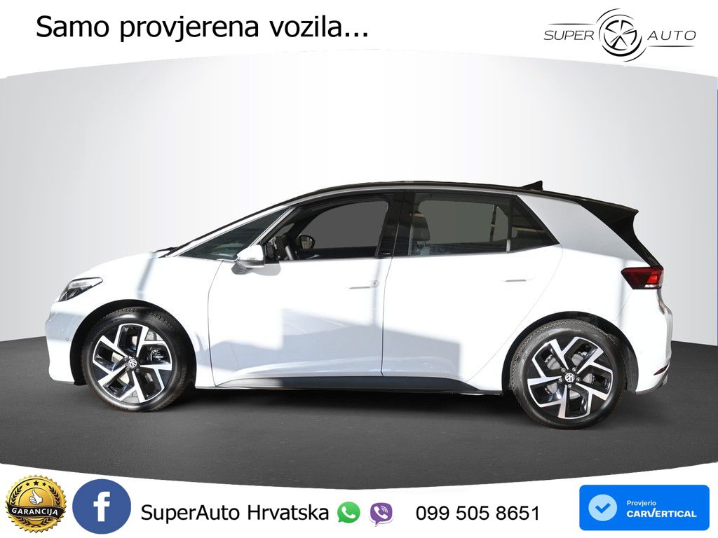 Volkswagen ID.3 Pure 55 kWh (170 KS) LED+GR SJED+ACC