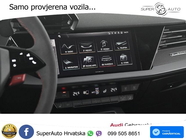 Audi RS3 Sportback 2.5 TFSI (400 KS) quattro S tronic LED+GR SJED+ACC