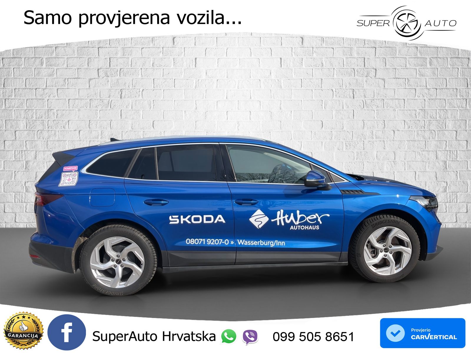 Škoda Enyaq iV 80 82 kWh (204 KS) LED+GR SJED+ACC