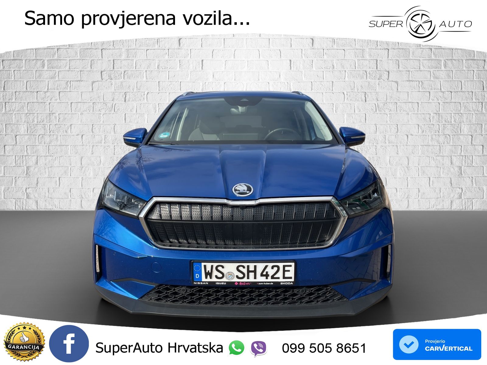 Škoda Enyaq iV 80 82 kWh (204 KS) LED+GR SJED+ACC