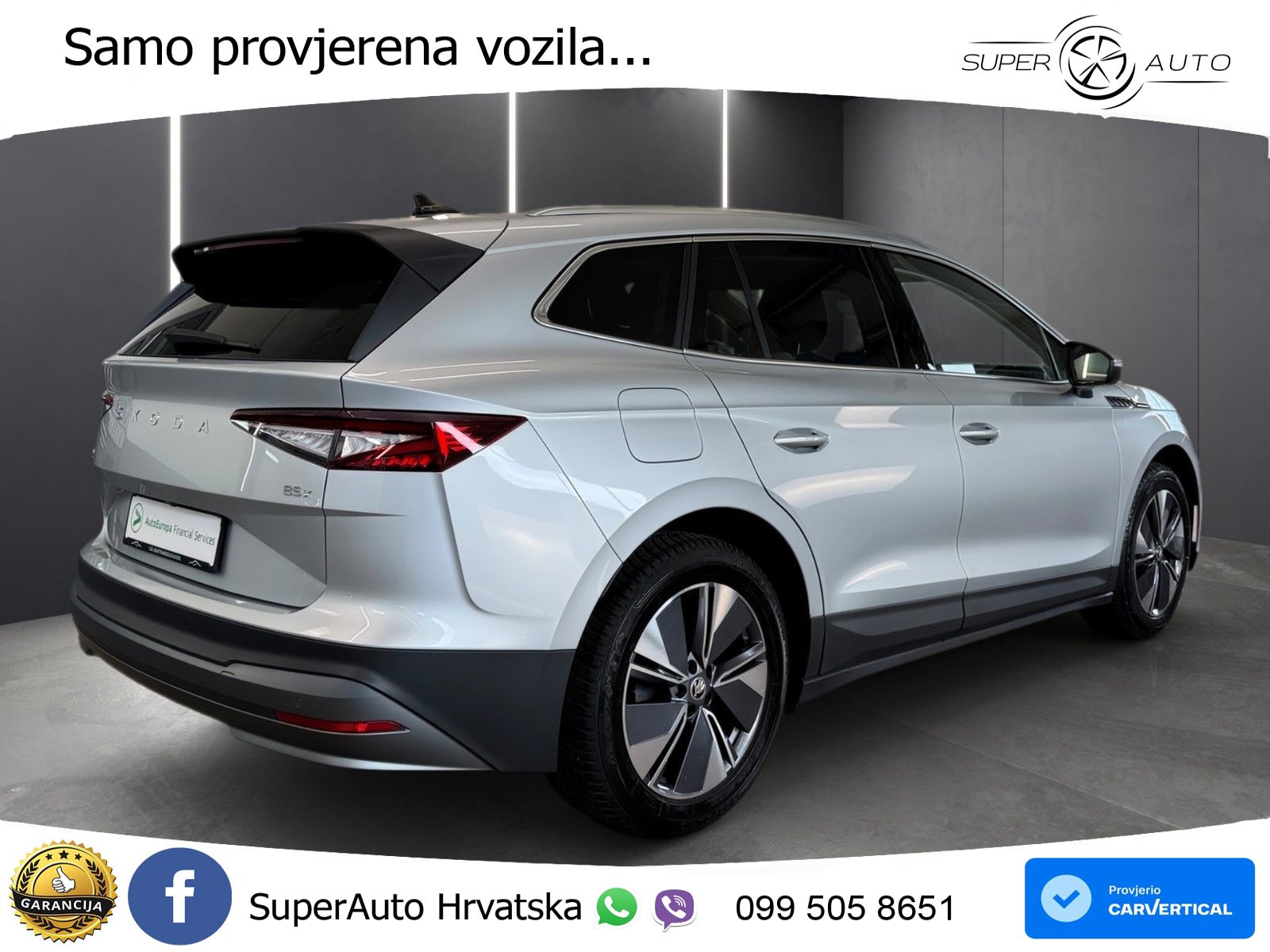 Škoda Enyaq 85x 82 kWh (286 KS) AWD Loft LED+GR SJED+ACC