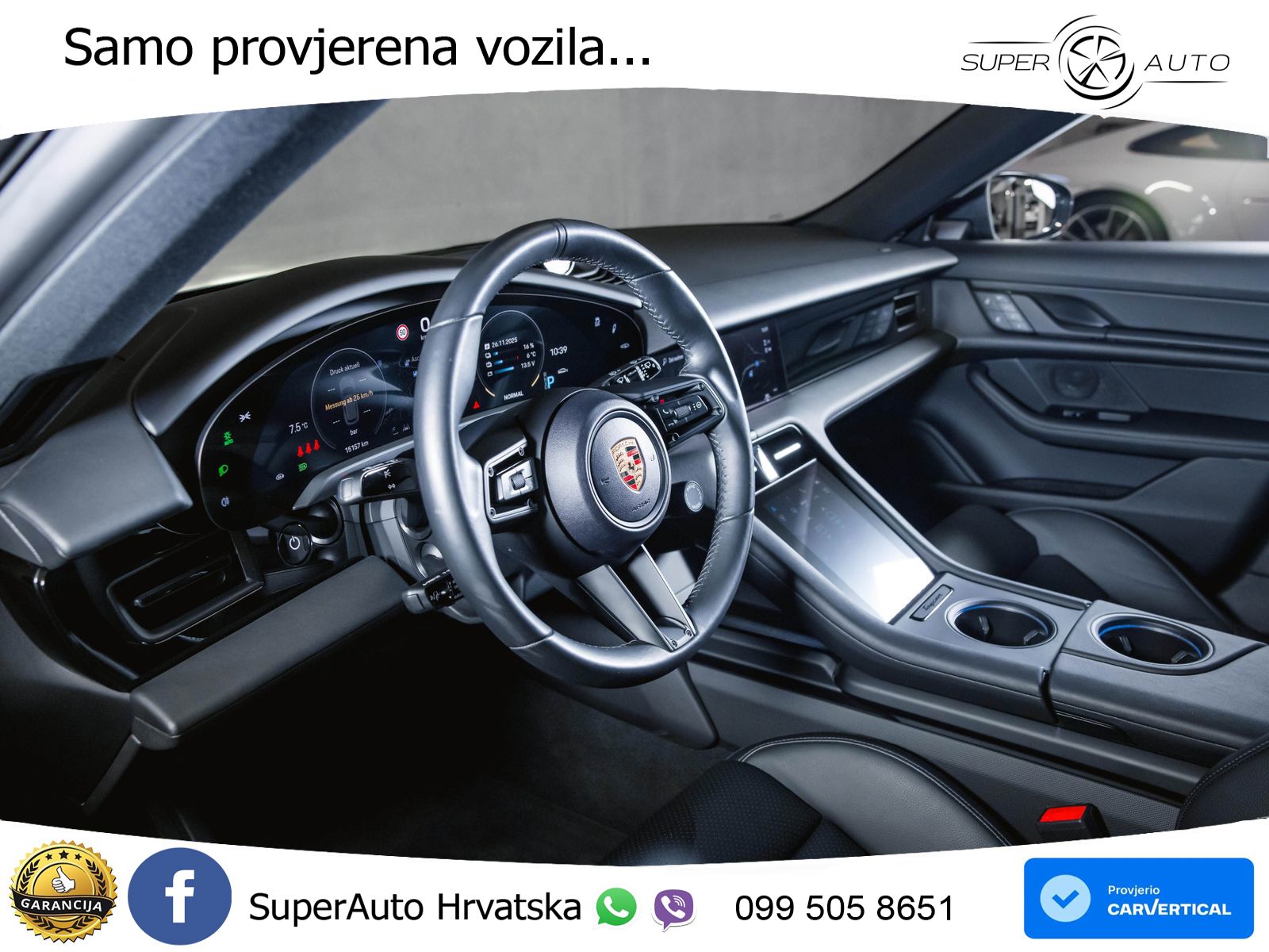 Porsche Taycan Sport Turismo 4S Performance Plus 93.4 kWh (571 KS)
