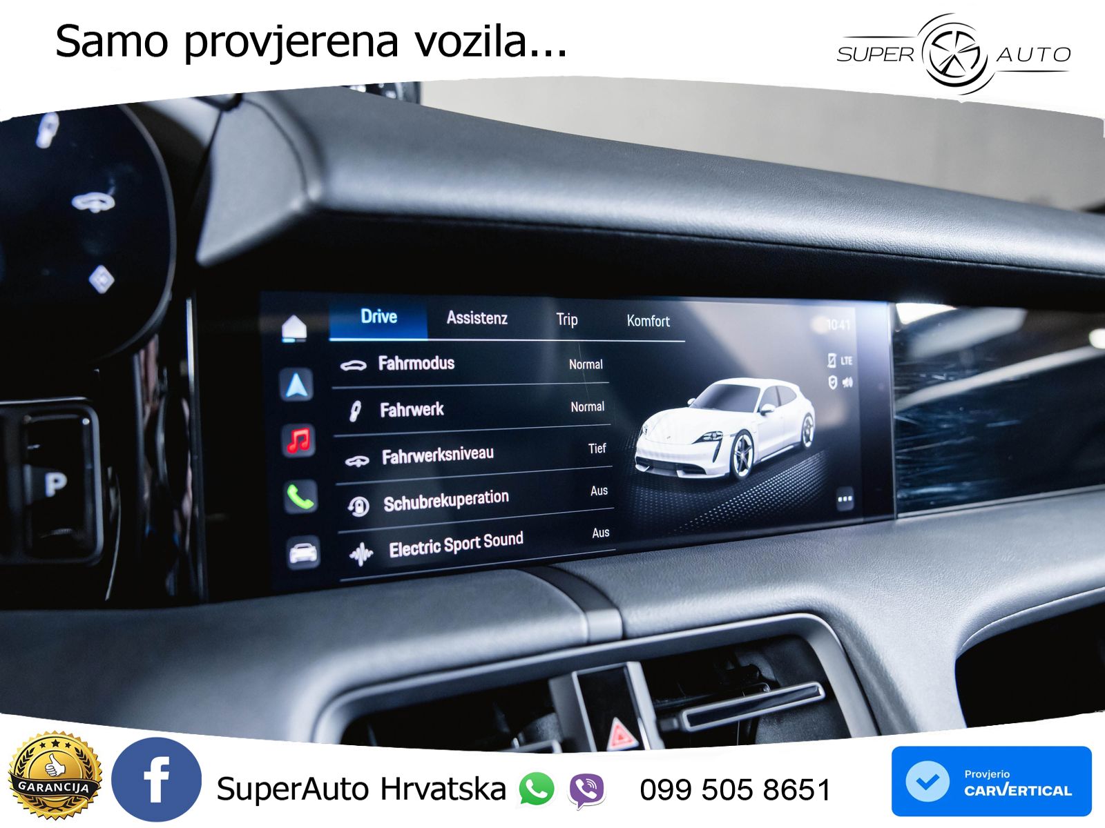 Porsche Taycan Sport Turismo 4S Performance Plus 93.4 kWh (571 KS)