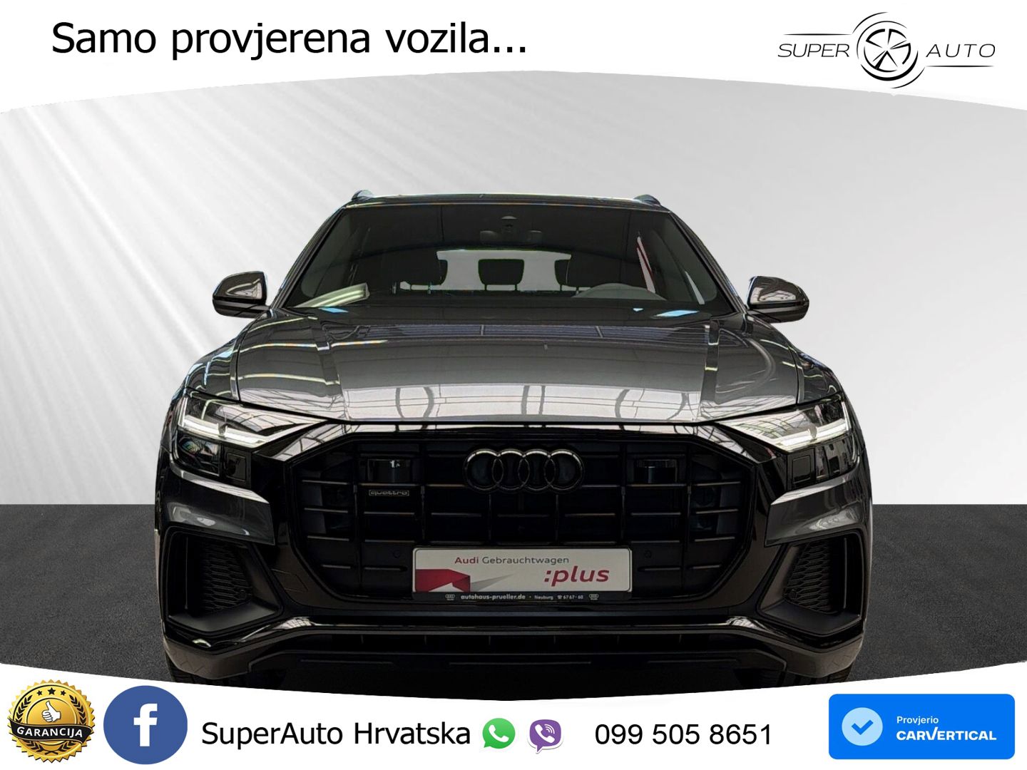 Audi Q8 50 TDI V6 (286 KS) quattro Tiptronic S line LED+GR SJED+ACC