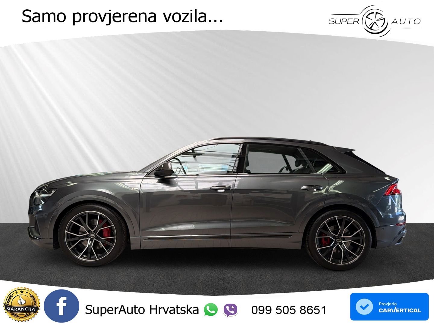Audi Q8 50 TDI V6 (286 KS) quattro Tiptronic S line LED+GR SJED+ACC