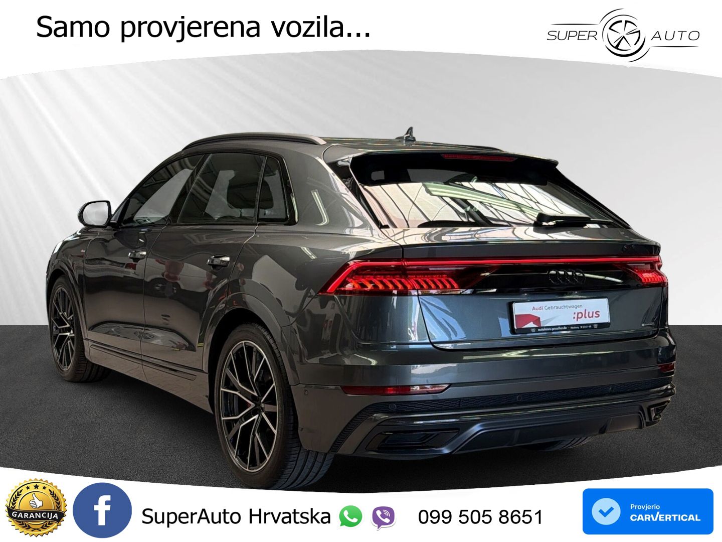 Audi Q8 50 TDI V6 (286 KS) quattro Tiptronic S line LED+GR SJED+ACC