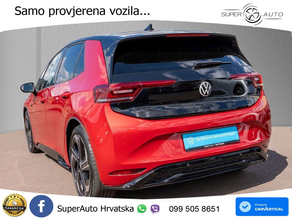 Volkswagen ID.3 GTX Performance 84 kWh (326 KS) LED+GR SJED+ACC