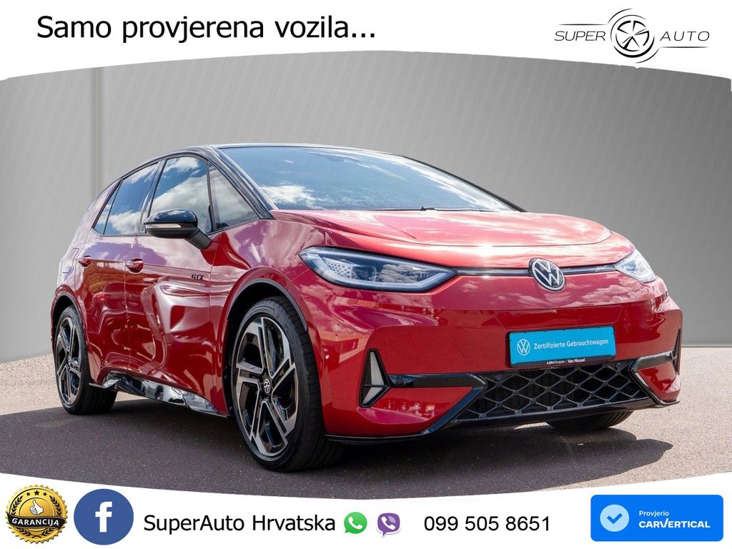 Volkswagen ID.3 GTX Performance 84 kWh (326 KS) LED+GR SJED+ACC