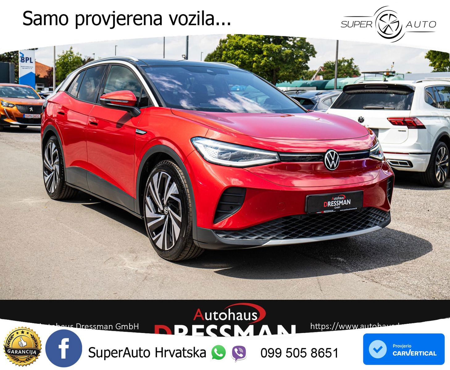 Volkswagen ID.4 Pro Performance 82 kWh (204 KS)