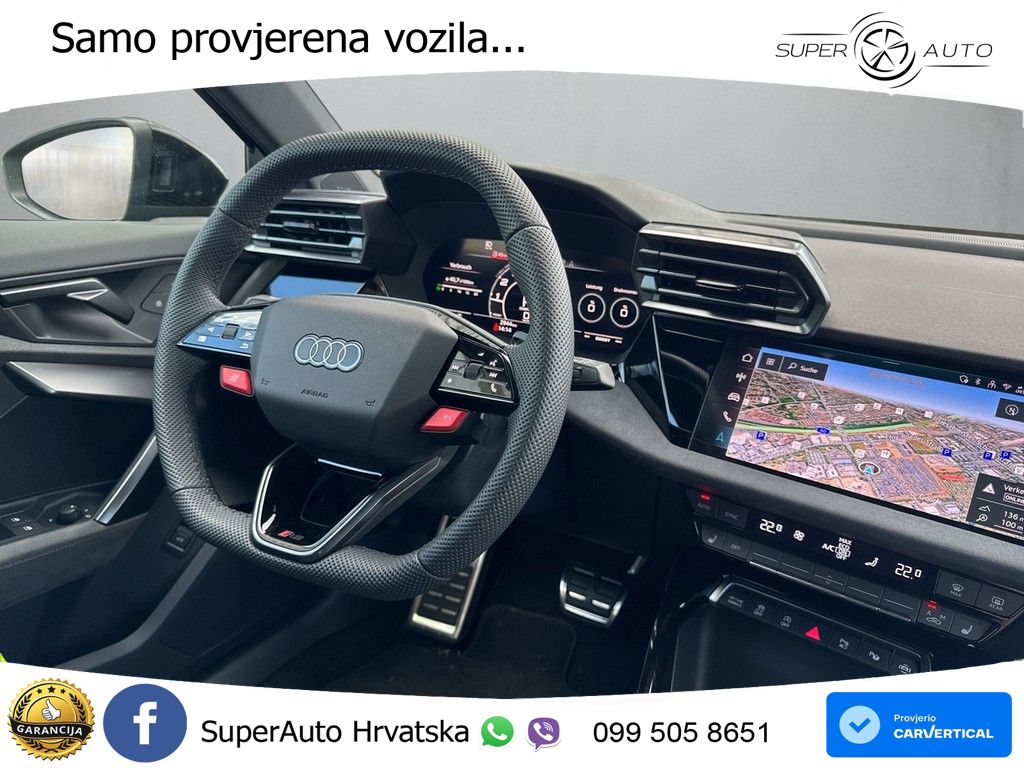 Audi RS3 Sedan 2.5 TFSI (400 KS) quattro S tronic LED+GR SJED+ACC