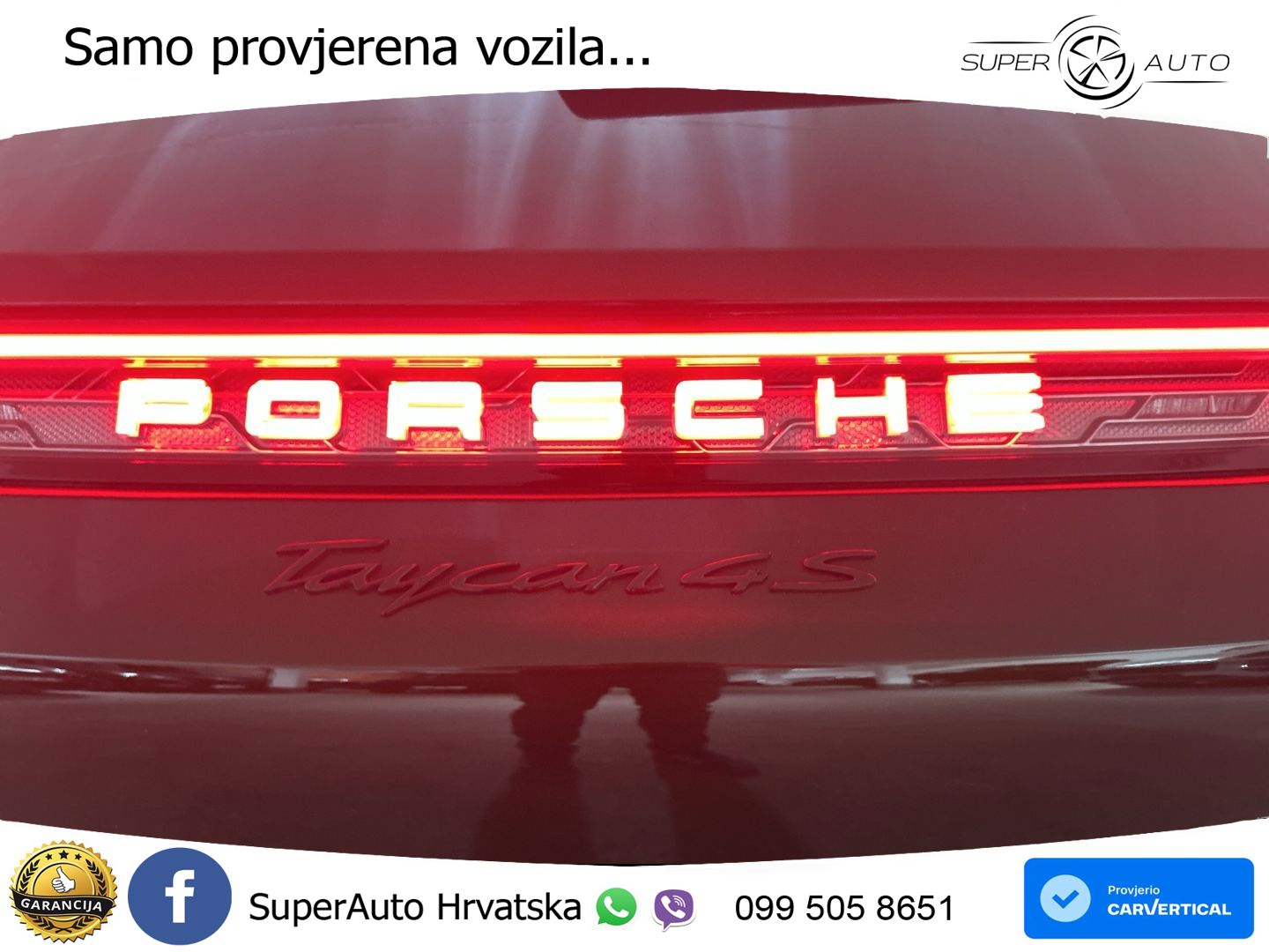 Porsche Taycan Sport Turismo 4S 105 kWh (598 KS)
