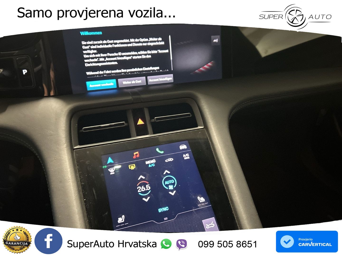 Porsche Taycan Sport Turismo 4S 105 kWh (598 KS)