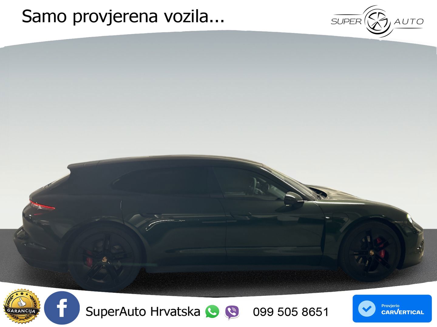 Porsche Taycan Sport Turismo 4S 105 kWh (598 KS)