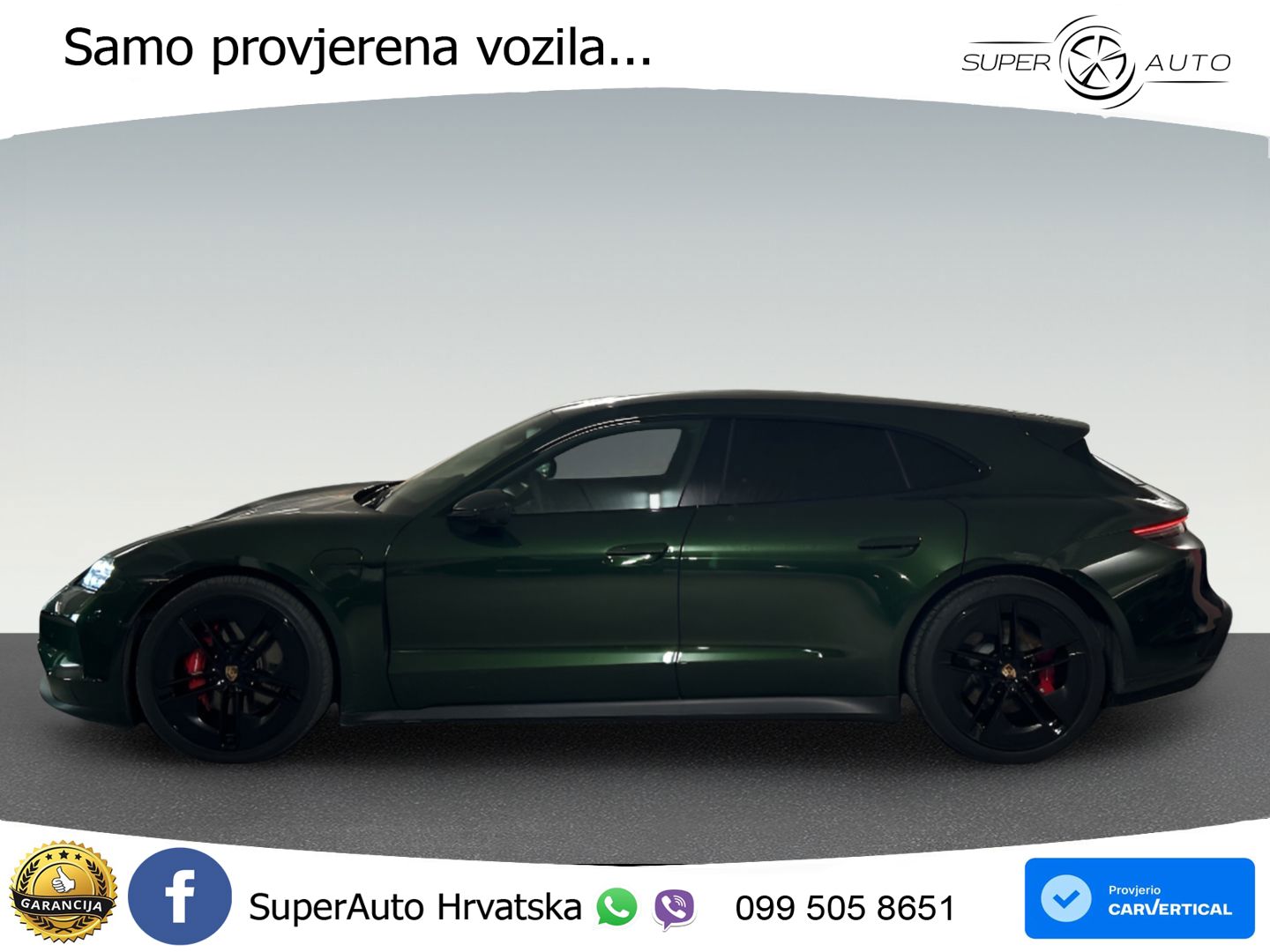 Porsche Taycan Sport Turismo 4S 105 kWh (598 KS)