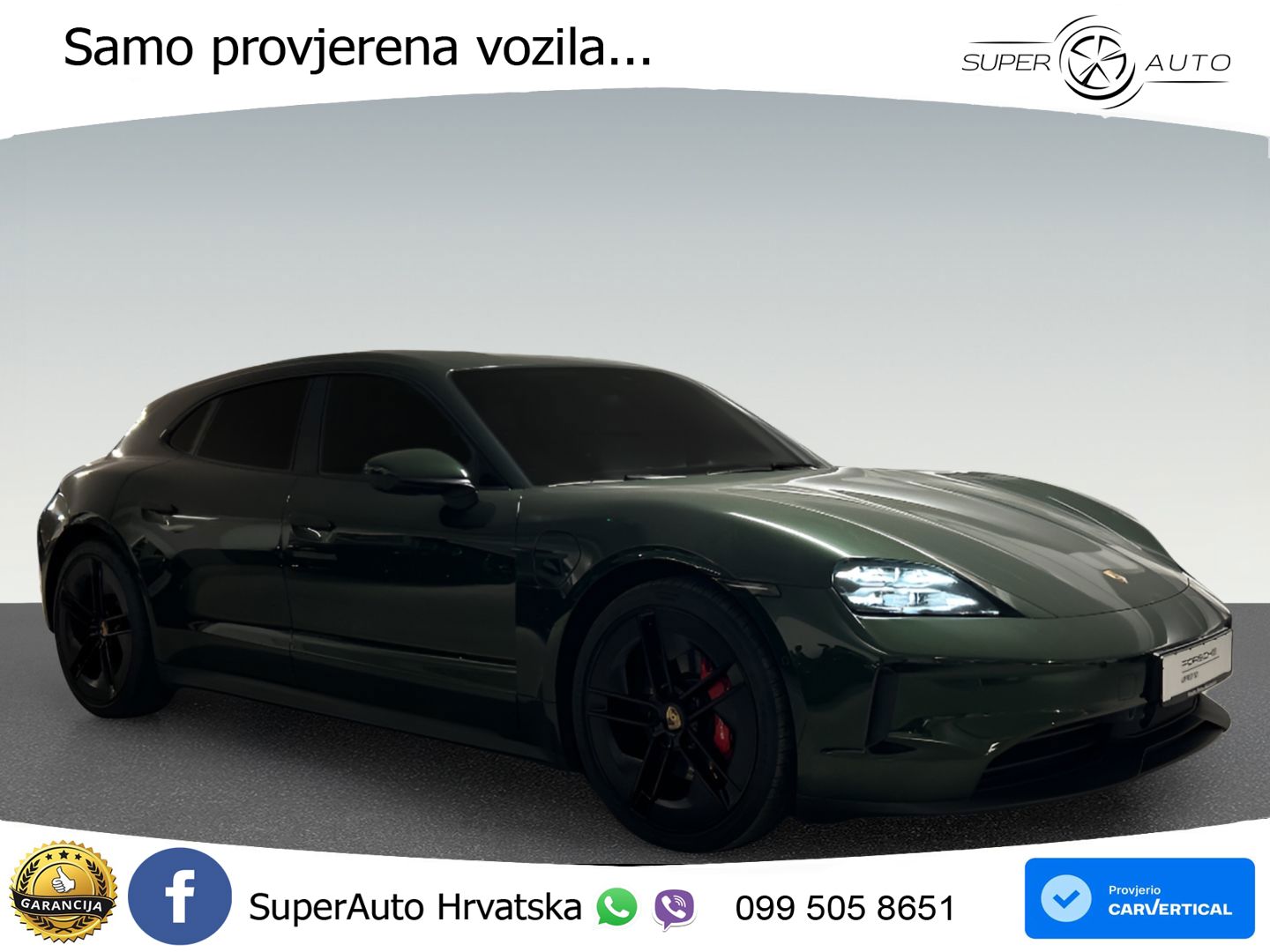 Porsche Taycan Sport Turismo 4S 105 kWh (598 KS)