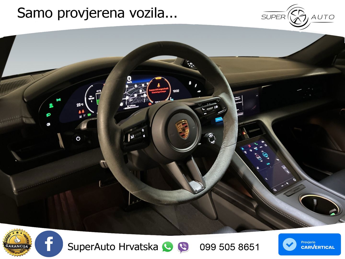 Porsche Taycan Sport Turismo 4S 105 kWh (598 KS)