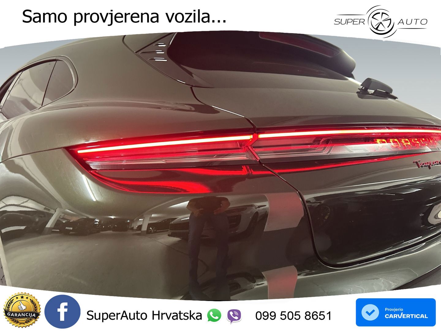 Porsche Taycan Sport Turismo 4S 105 kWh (598 KS)