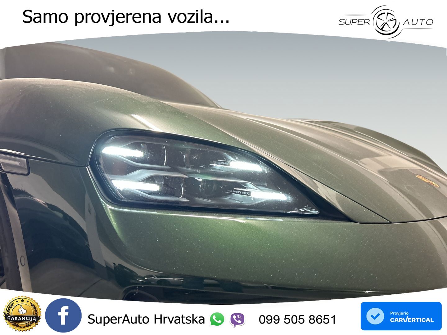 Porsche Taycan Sport Turismo 4S 105 kWh (598 KS)