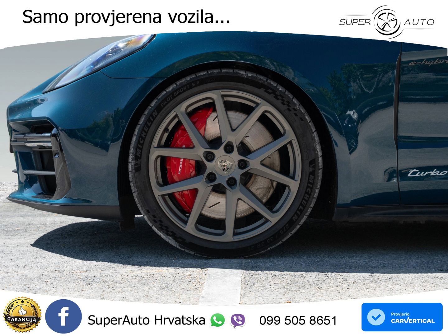 Porsche Panamera Turbo 4.0 V8 (680 KS) E-Hybrid PDK ACC+HEAD+4xGR SJED+360+PANO