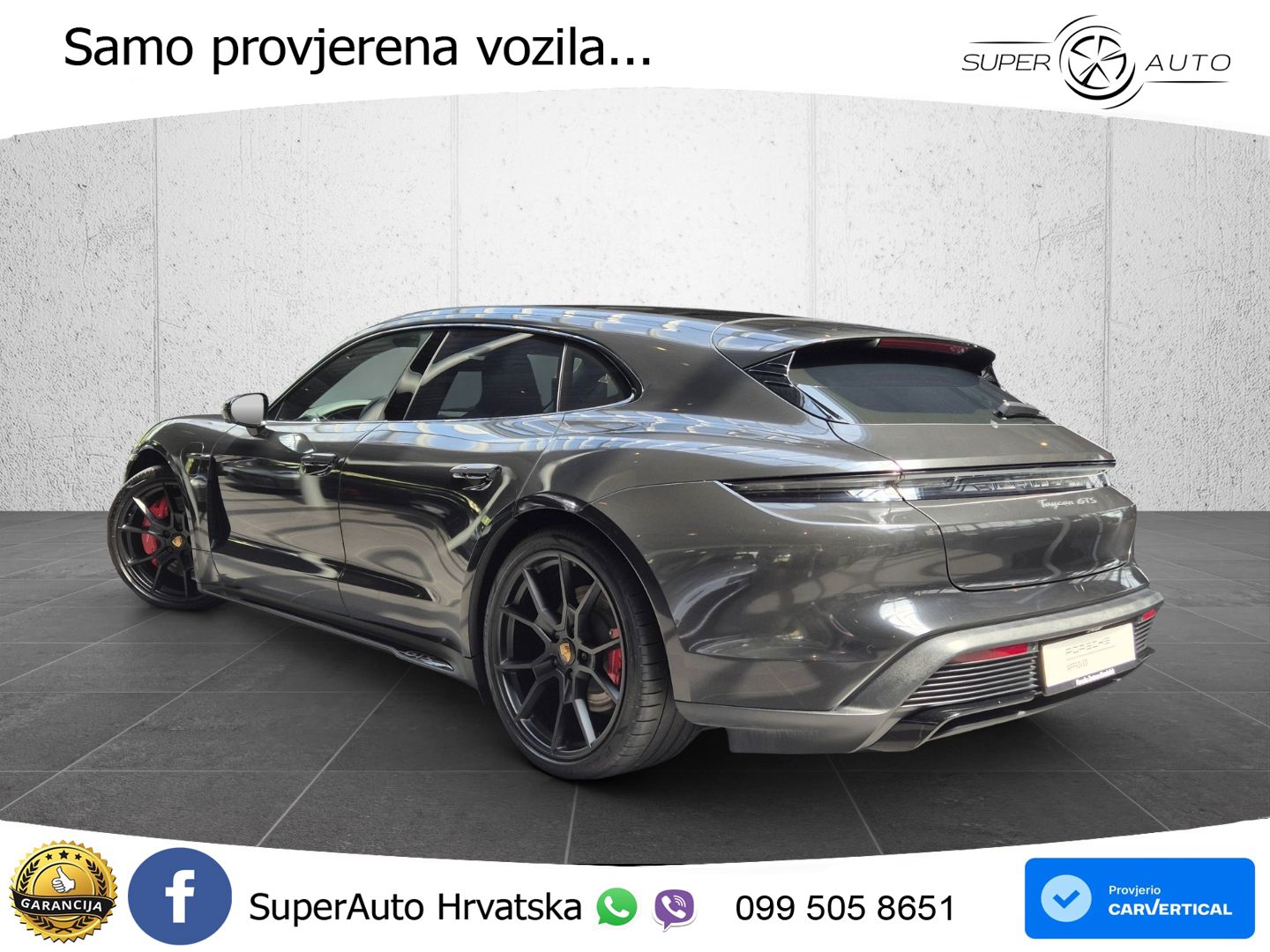 Porsche Taycan Sport Turismo GTS Performance Plus 93.4 kWh (598 KS)
